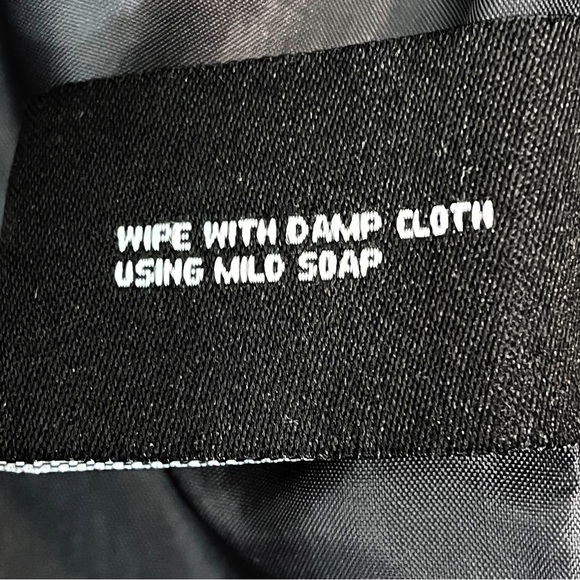 Coffee Shop New York Charcoal Gray Faux Leather Moto Jacket Size Small - Picture 5 of 7